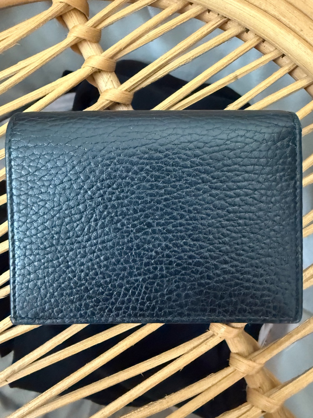 Gucci Black Leather GG Marmont Small Card Holder Wallet - Picture 6 of 6